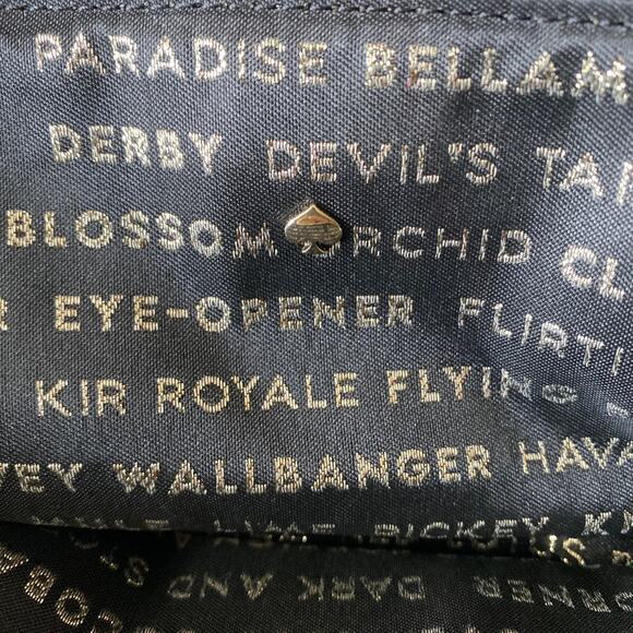 Kate Spade Black/Brown Faux Fox fur and Leather Belles Clutch - Picture 9 of 12